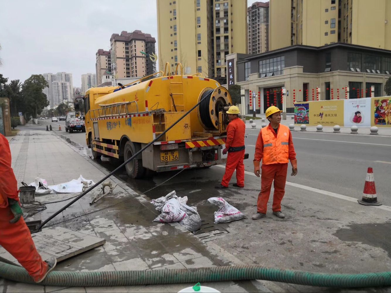 墨江排污管道清淤-管道清洗